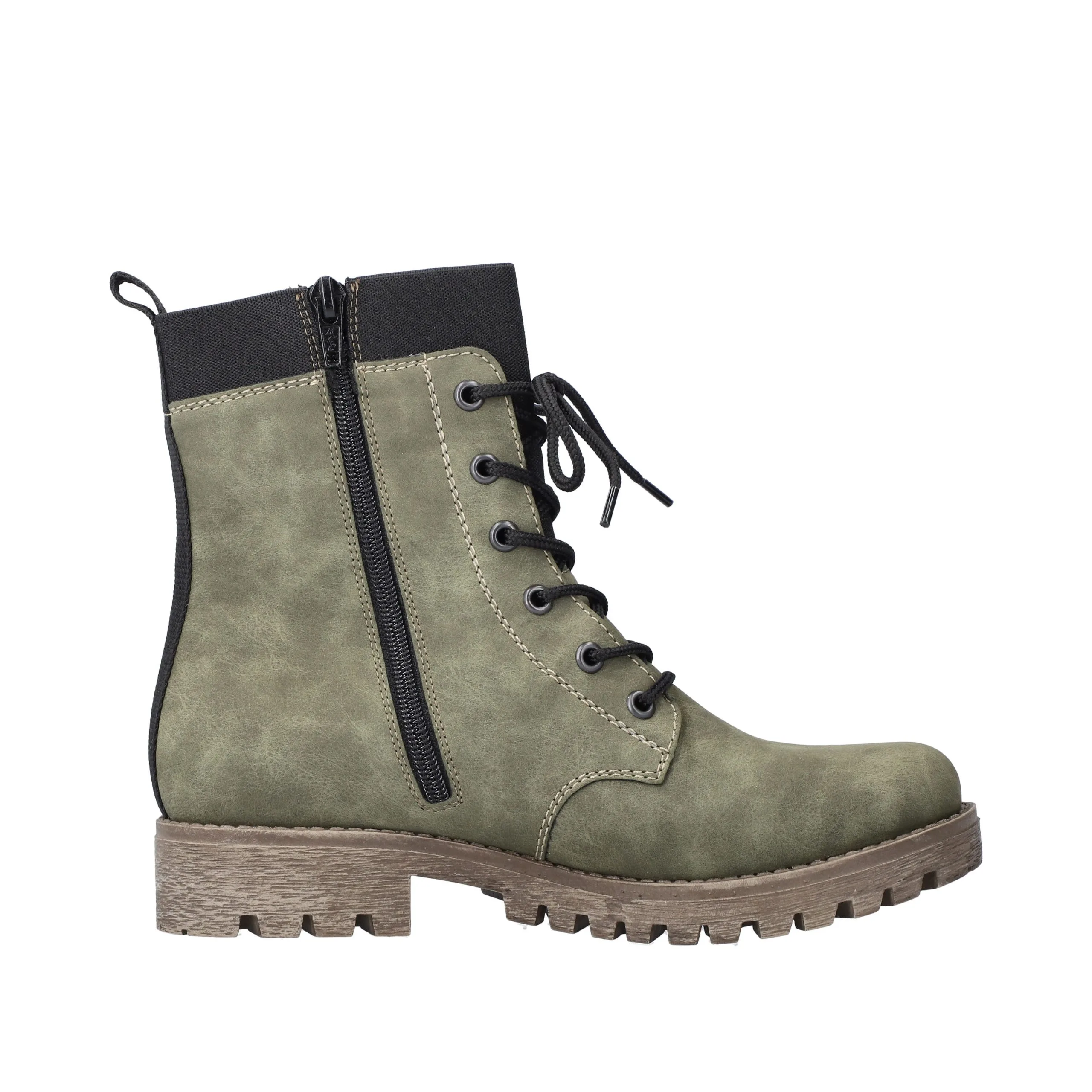 Rieker Boot In Grün 4 Rieker Boot In Grün – Bild 2