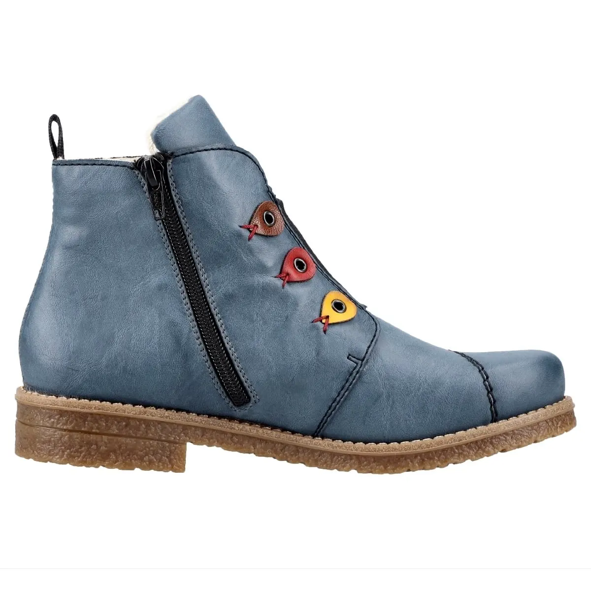 Rieker Boots 73550 In Blau 5 Rieker Boots 73550 In Blau – Bild 3