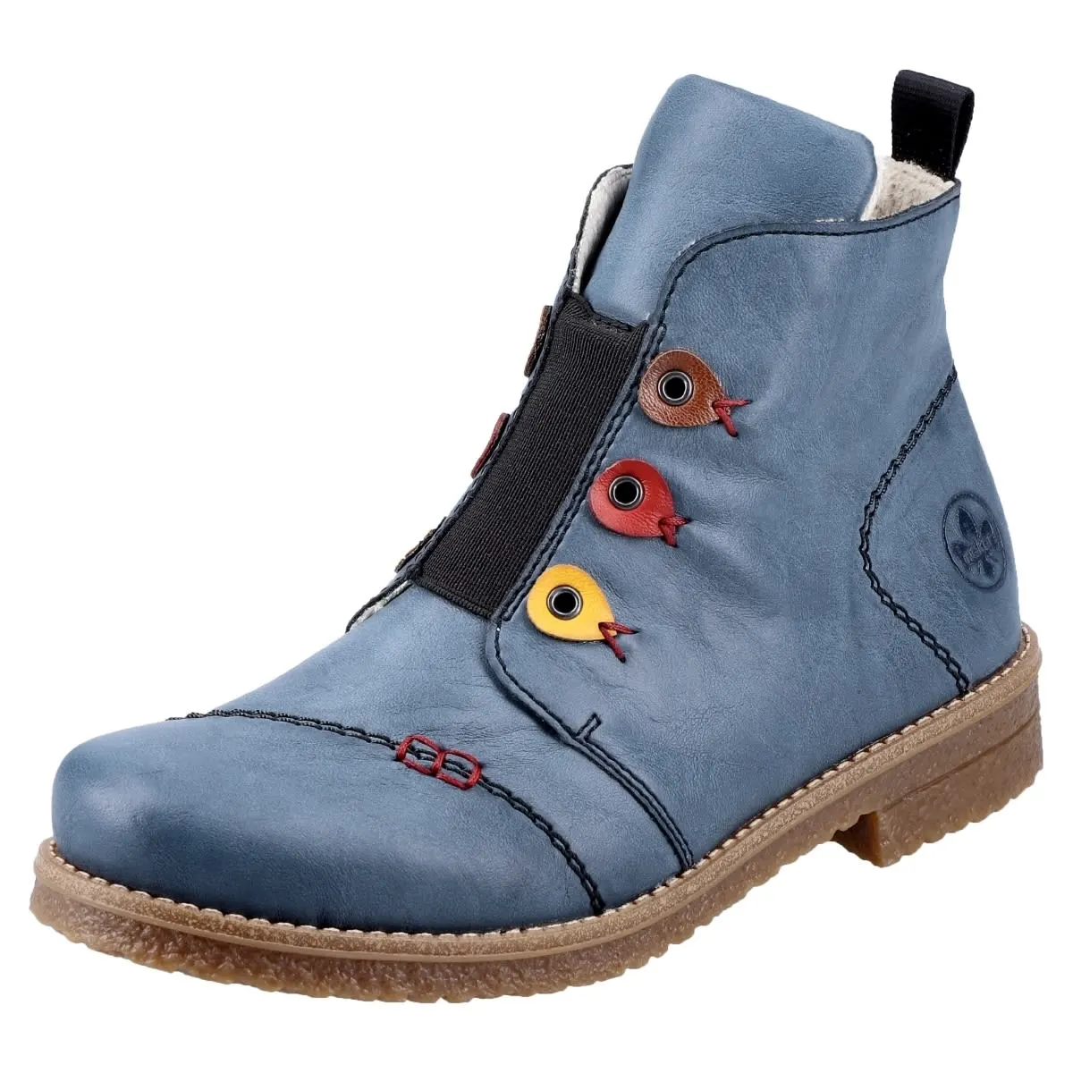 Rieker Boots 73550 In Blau 6 Rieker Boots 73550 In Blau – Bild 4