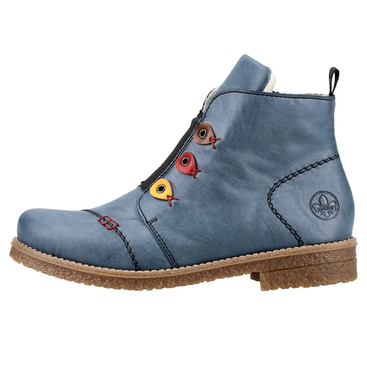 Rieker Boots 73550 In Blau 3 Rieker Boots 73550 In Blau