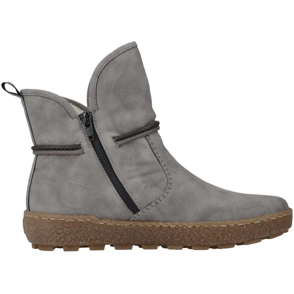 Rieker Boots N1070 In Grau 5 Rieker Boots N1070 In Grau – Bild 3