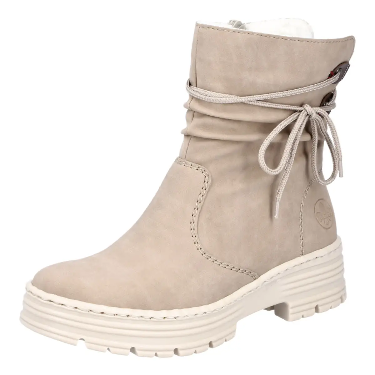 Rieker Boots X8558 In Creme 6 Rieker Boots X8558 In Creme – Bild 4