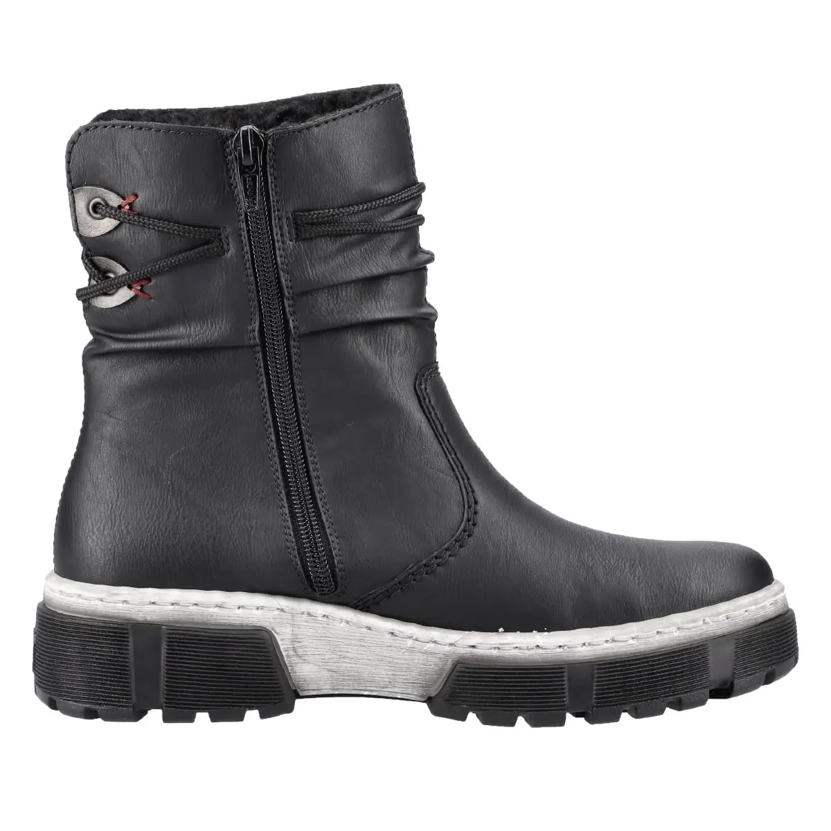 Rieker Boots X8658 In Schwarz 5 Rieker Boots X8658 In Schwarz – Bild 3