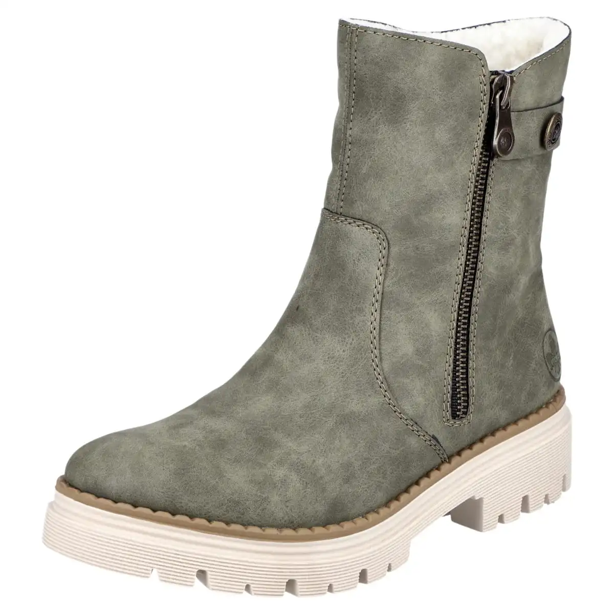 Rieker Boots Z8564 In Gruen 6 Rieker Boots Z8564 In Gruen – Bild 4