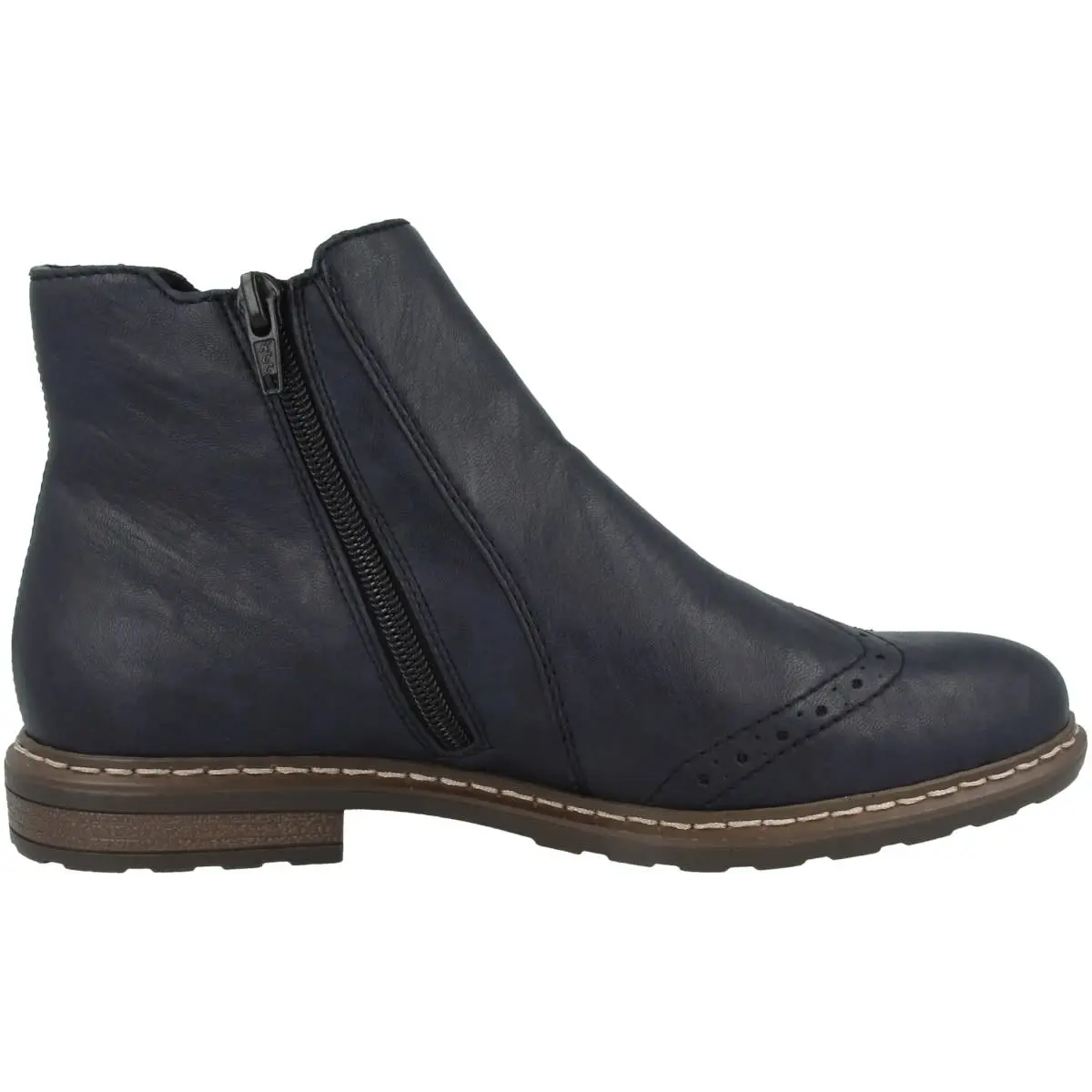 Rieker Chelsea Boots 71072 In Blau 5 Rieker Chelsea Boots 71072 In Blau – Bild 3