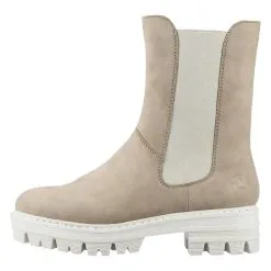 Rieker Chelsea Boots 76190 In Beige