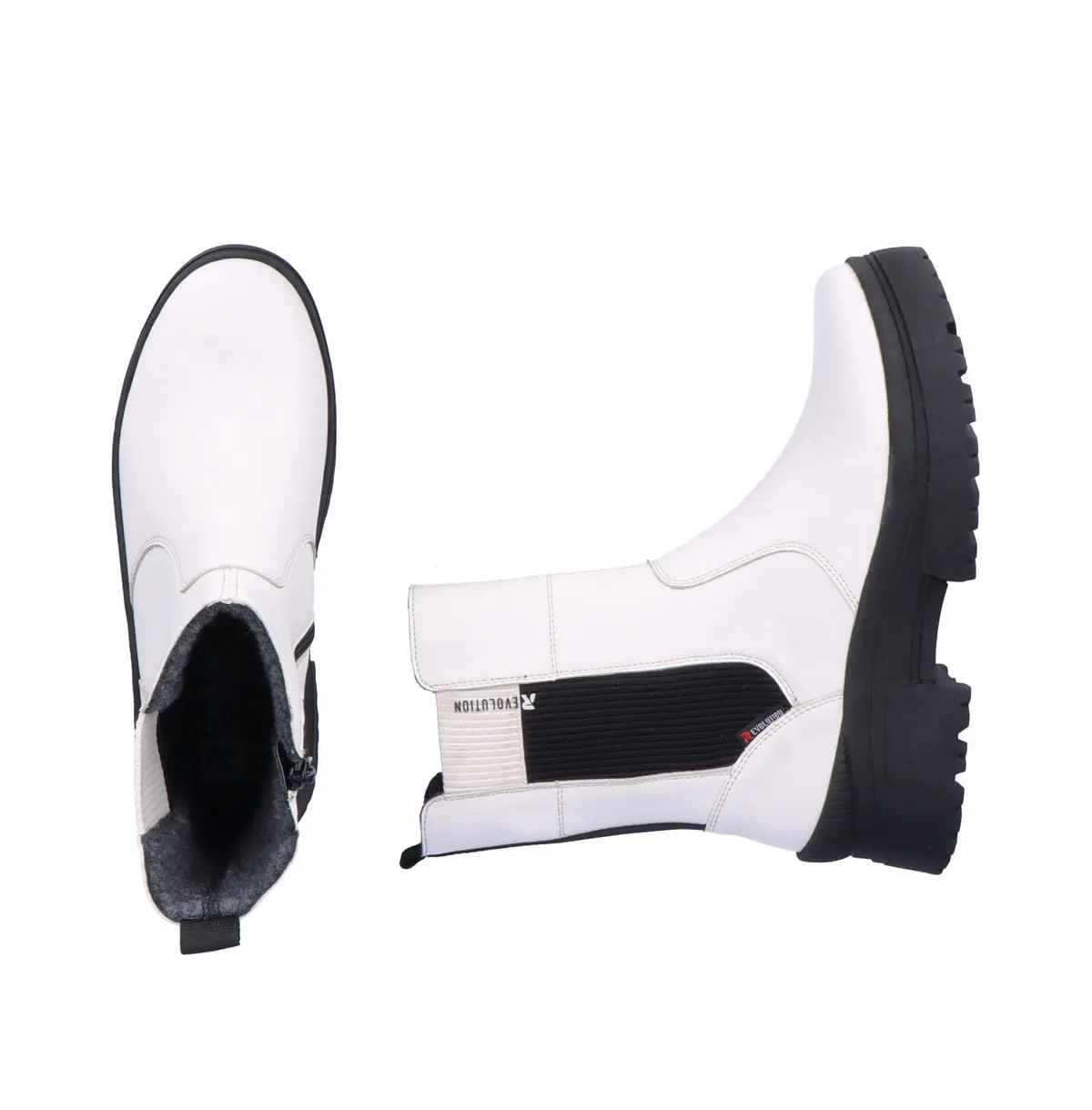 Rieker Chelsea Boots Chelsea Boots In Offwhite 6 Rieker Chelsea Boots Chelsea Boots In Offwhite – Bild 4