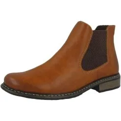 Rieker Chelsea Boots Eagle-Weaving In Braun 10 Rieker Chelsea Boots Eagle-Weaving In Braun -Rieker rieker chelsea boots eagle weaving in braun 3