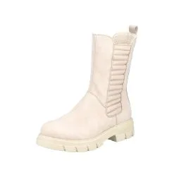 Rieker Chelsea Boots In Ginger/beige