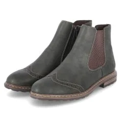 Rieker Chelsea Boots In Grün