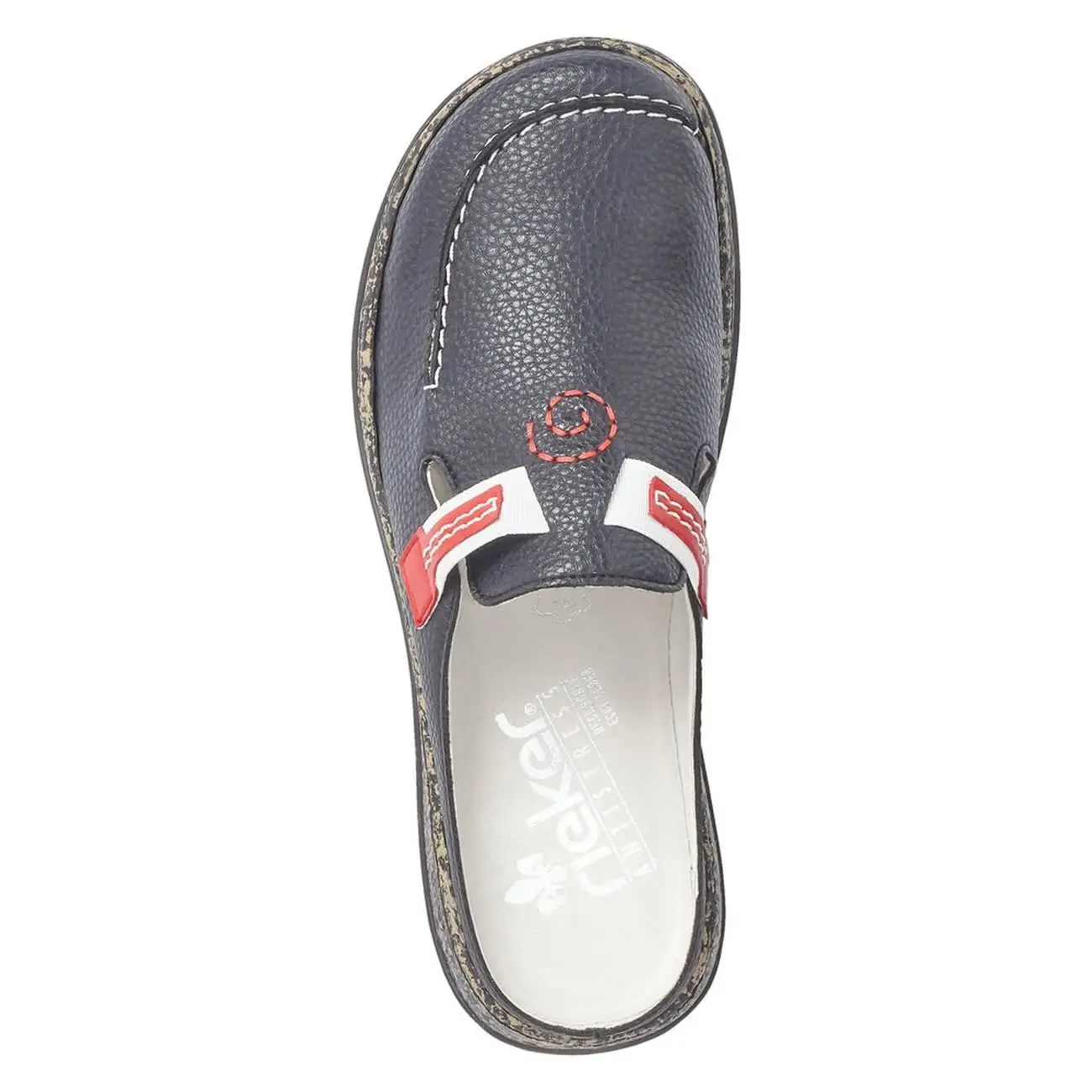 Rieker Clog In Dunkelblau 6 Rieker Clog In Dunkelblau – Bild 4