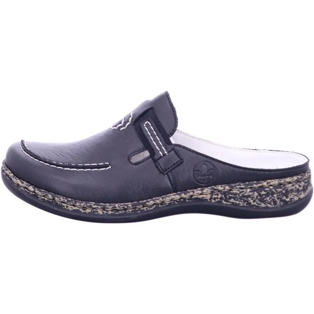 Rieker Clogs In Schwarz 4 Rieker Clogs In Schwarz – Bild 2