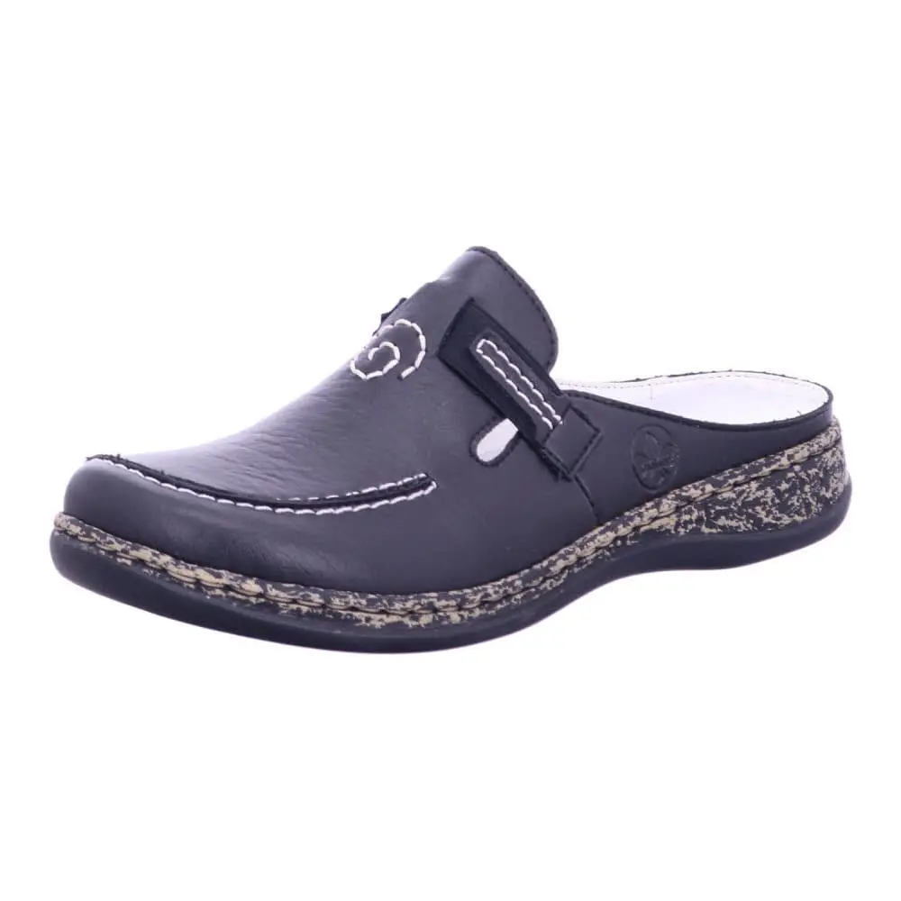 Rieker Clogs In Schwarz 3 Rieker Clogs In Schwarz