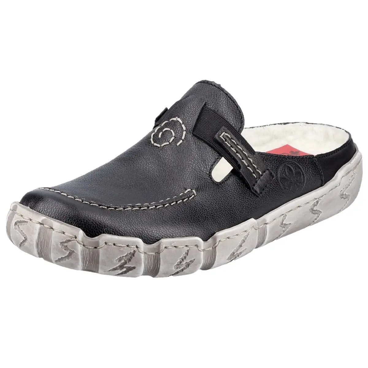 Rieker Clogs L0393 In Schwarz 6 Rieker Clogs L0393 In Schwarz – Bild 4