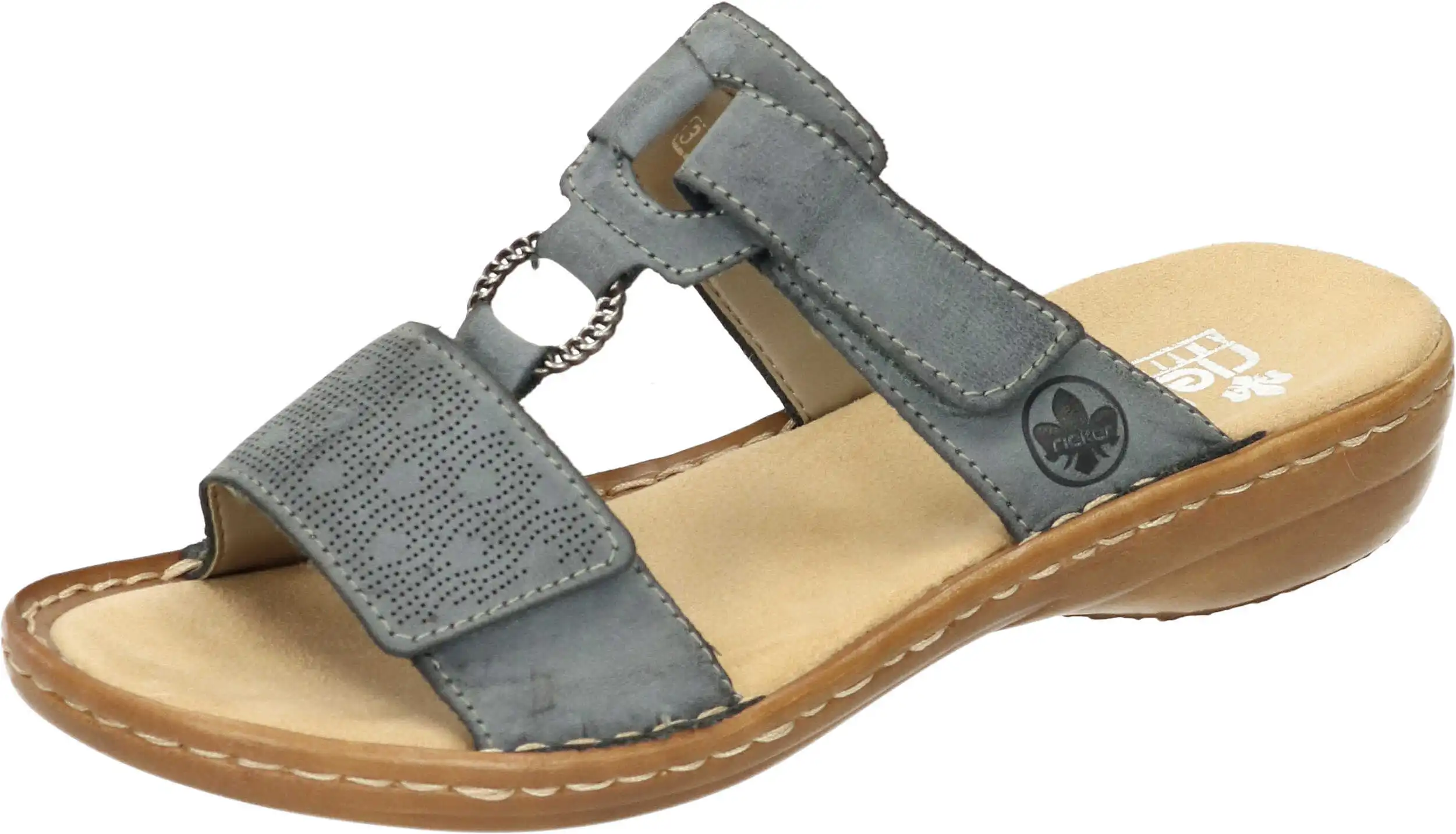 Rieker Clogs Ohne Absatz In Azur 9 Rieker Clogs Ohne Absatz In Azur – Bild 7