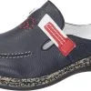 Rieker Clogs Ohne Absatz In Navy/rosso