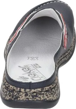 Rieker Clogs Ohne Absatz In Navy/rosso -Rieker rieker clogs ohne absatz in navy rosso 2