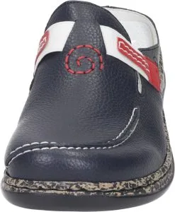 Rieker Clogs Ohne Absatz In Navy/rosso -Rieker rieker clogs ohne absatz in navy rosso 4