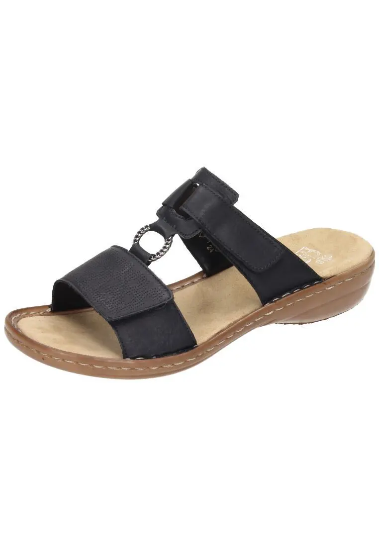 Rieker Clogs Ohne Absatz In Schwarz 3 Rieker Clogs Ohne Absatz In Schwarz