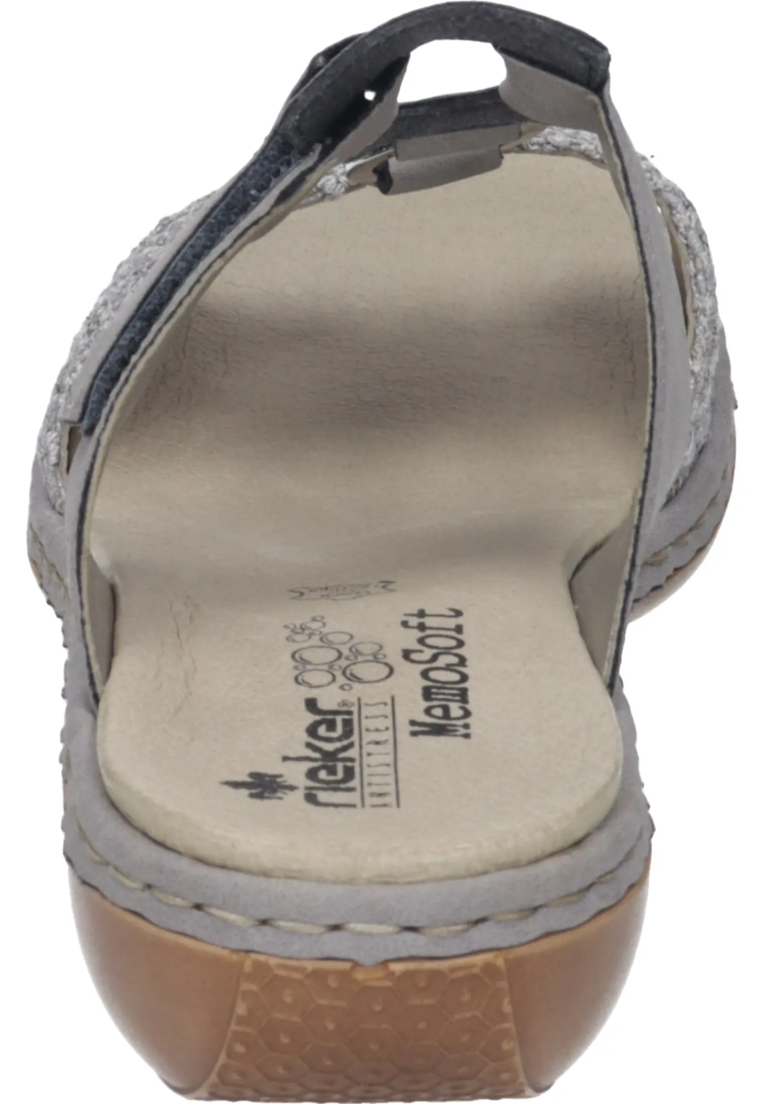 Rieker Clogs Ohne Absatz In Staub-silber/staub 13 Rieker Clogs Ohne Absatz In Staub-silber/staub – Bild 11