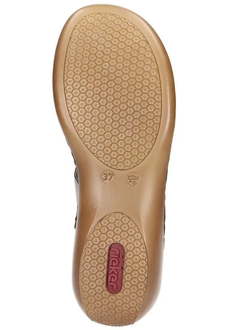 Rieker Clogs Ohne Absatz In Staub-silber/staub 8 Rieker Clogs Ohne Absatz In Staub-silber/staub – Bild 6