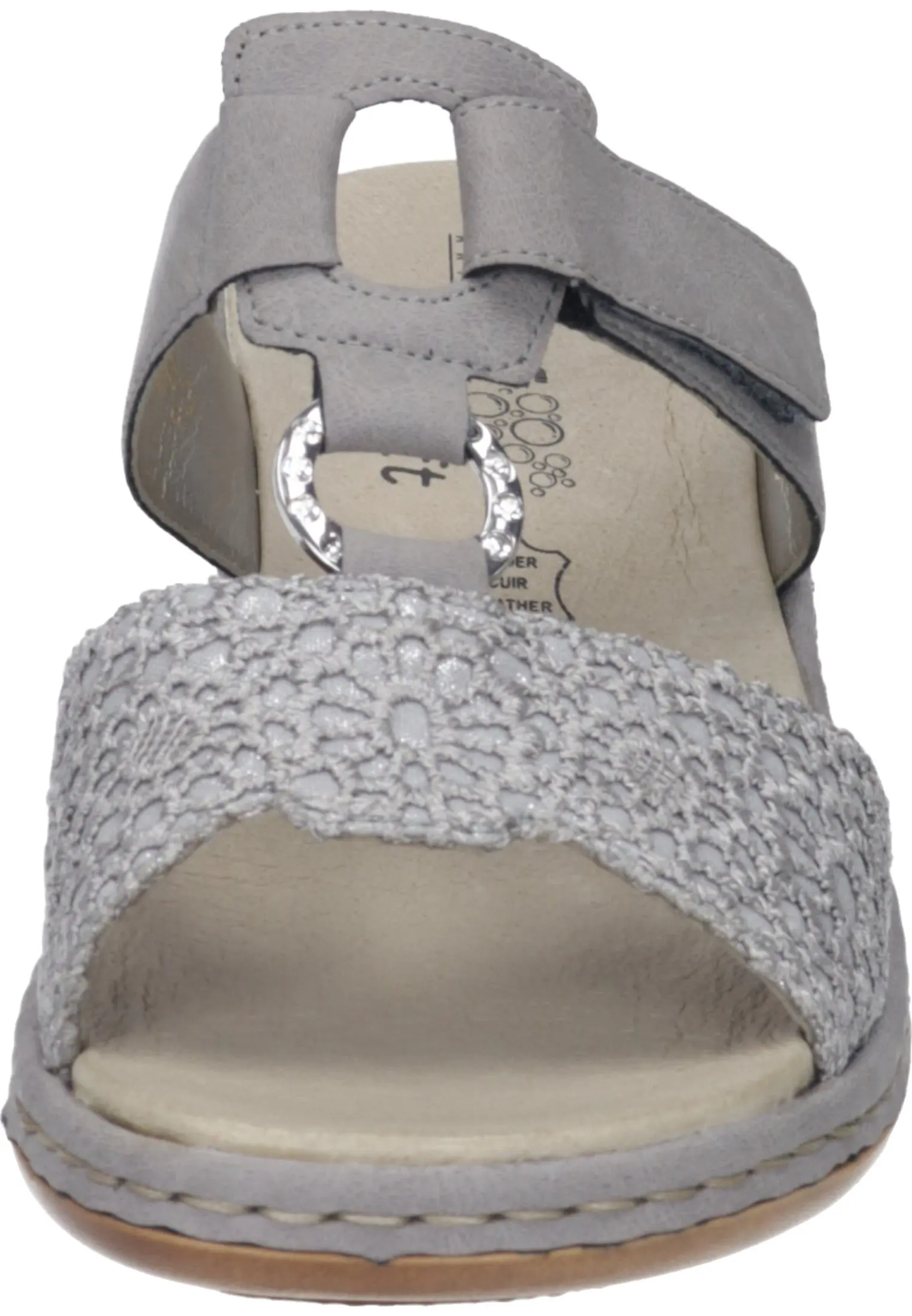 Rieker Clogs Ohne Absatz In Staub-silber/staub 11 Rieker Clogs Ohne Absatz In Staub-silber/staub – Bild 9