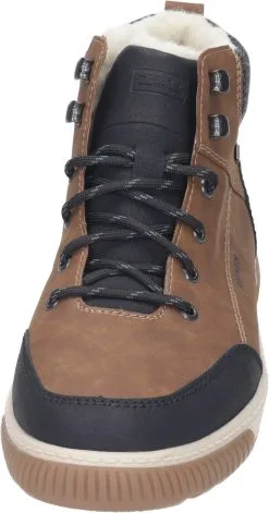 Rieker Freizeit Stiefel In Schwarz/mandel/granit -Rieker rieker freizeit stiefel in schwarz mandel granit 2