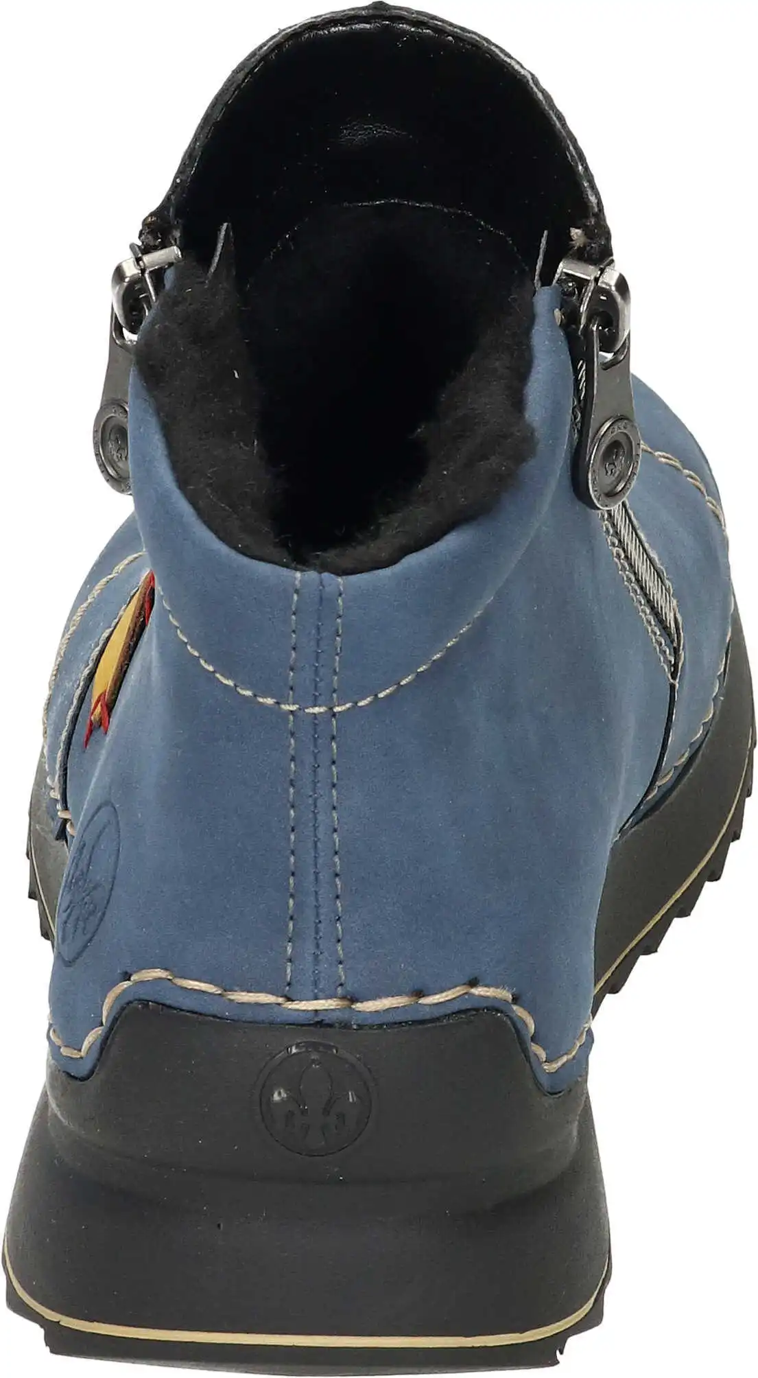 Rieker Freizeit Stiefeletten In Jeans/honig/wine 7 Rieker Freizeit Stiefeletten In Jeans/honig/wine – Bild 5