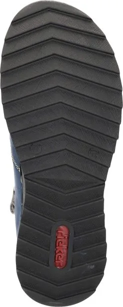 Rieker Freizeit Stiefeletten In Jeans/honig/wine 13 Rieker Freizeit Stiefeletten In Jeans/honig/wine -Rieker rieker freizeit stiefeletten in jeans honig wine 5