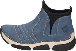 Rieker Freizeit Stiefeletten In Jeans/schwarz 9 Rieker Freizeit Stiefeletten In Jeans/schwarz -Rieker rieker freizeit stiefeletten in jeans schwarz 1