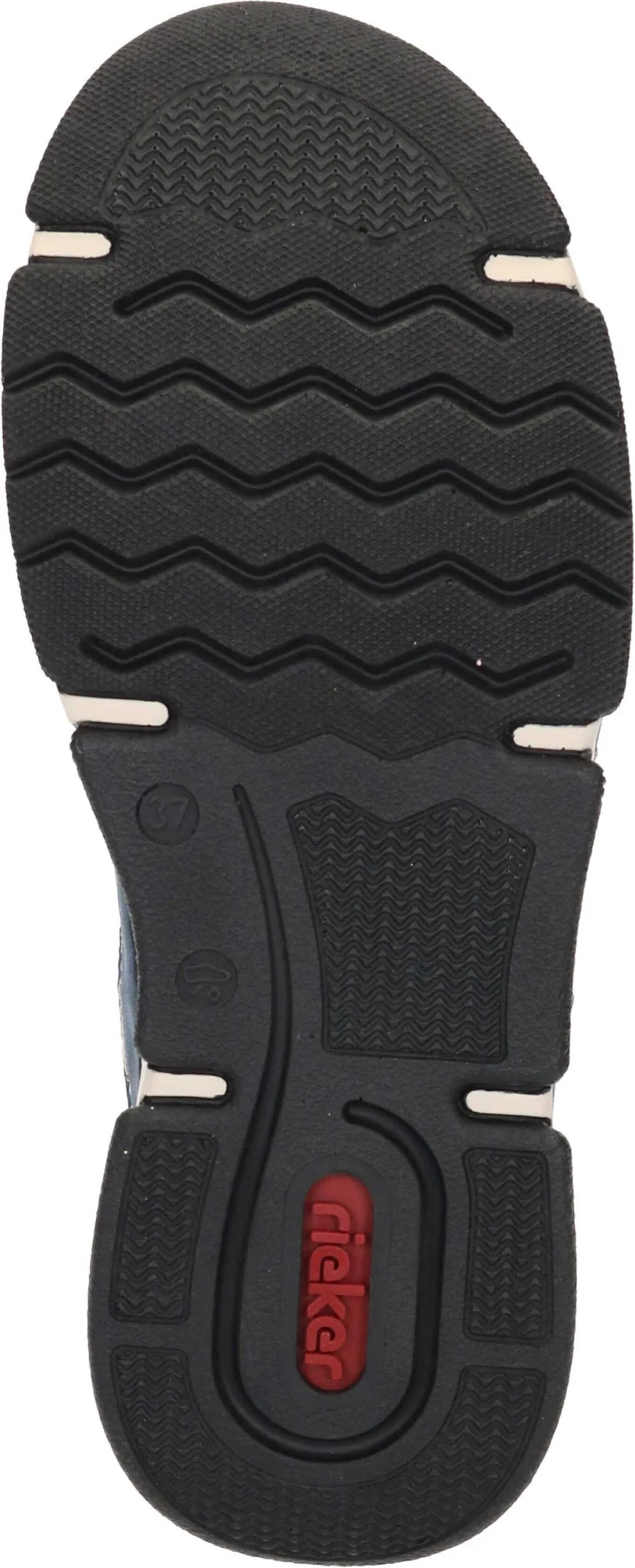 Rieker Freizeit Stiefeletten In Jeans/schwarz 8 Rieker Freizeit Stiefeletten In Jeans/schwarz – Bild 6