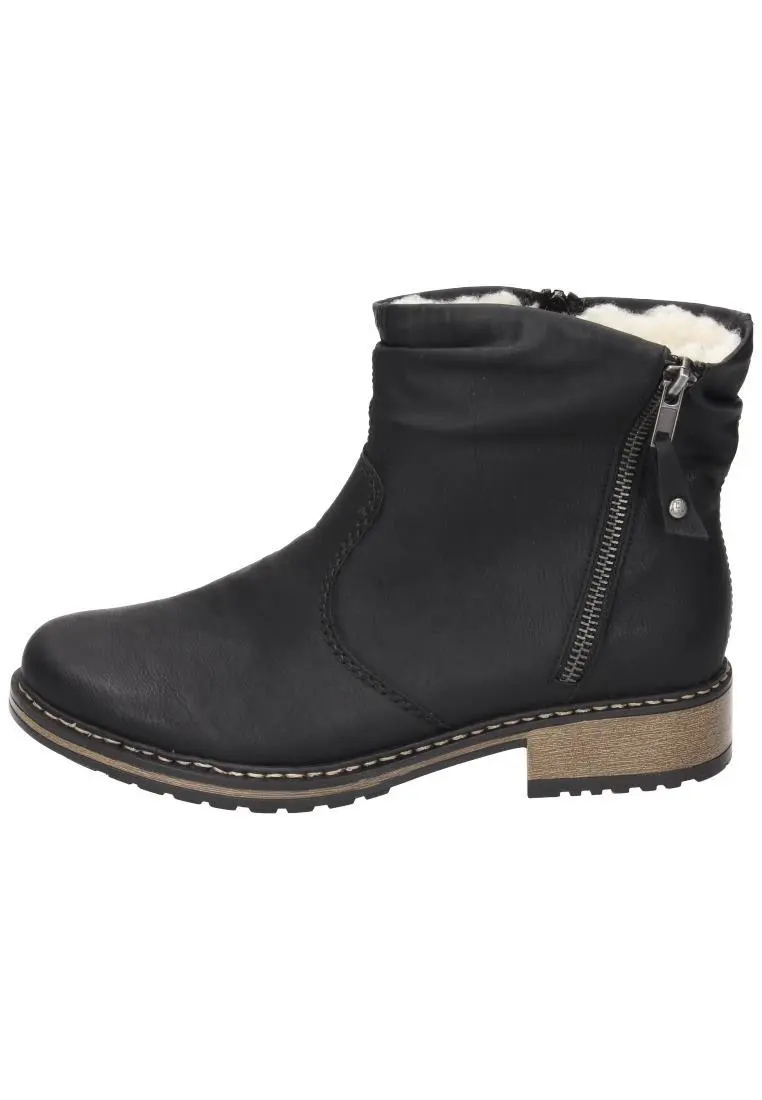 Rieker Freizeit Stiefeletten In Schwarz 4 Rieker Freizeit Stiefeletten In Schwarz – Bild 2