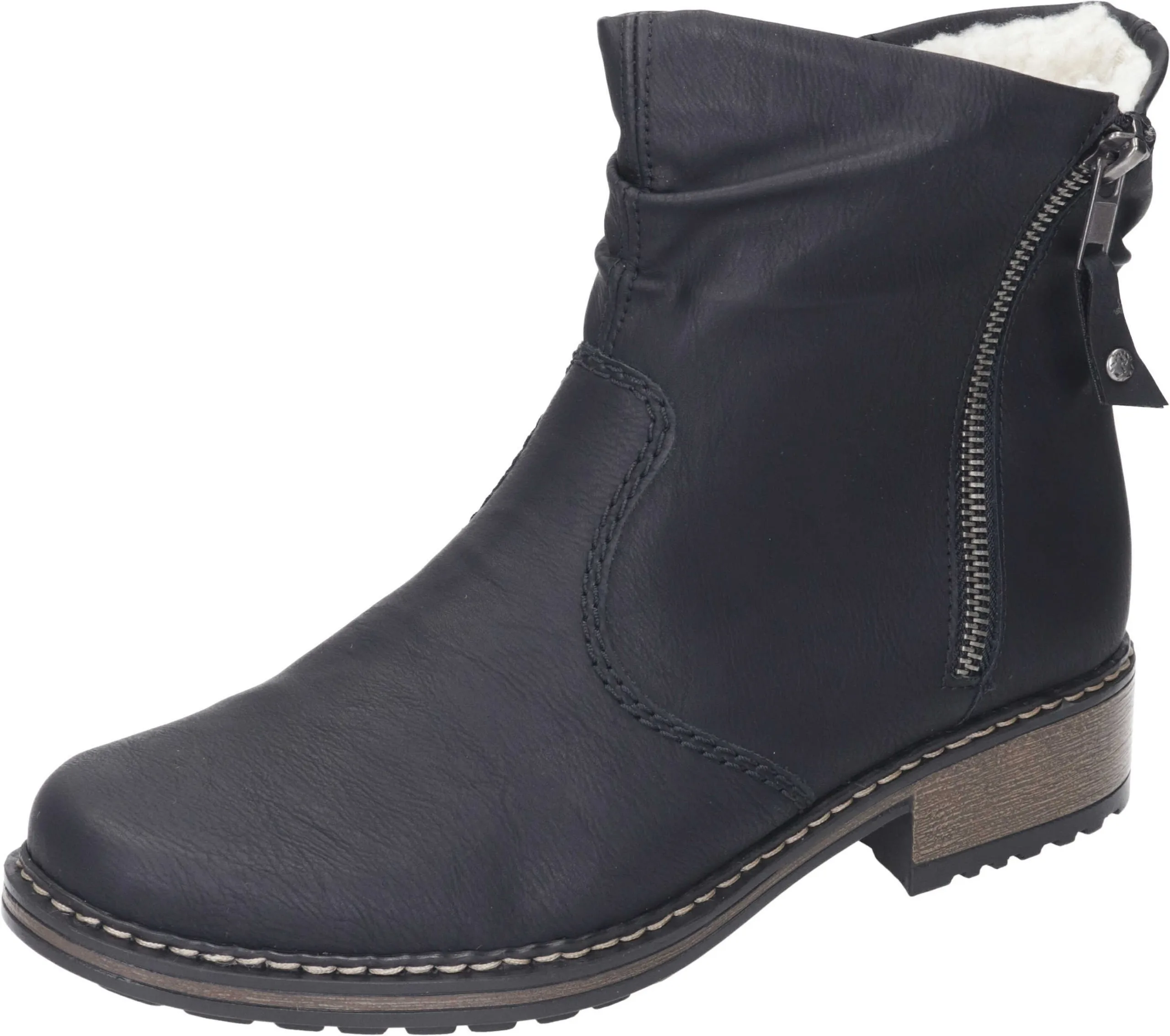 Rieker Freizeit Stiefeletten In Schwarz 9 Rieker Freizeit Stiefeletten In Schwarz – Bild 7