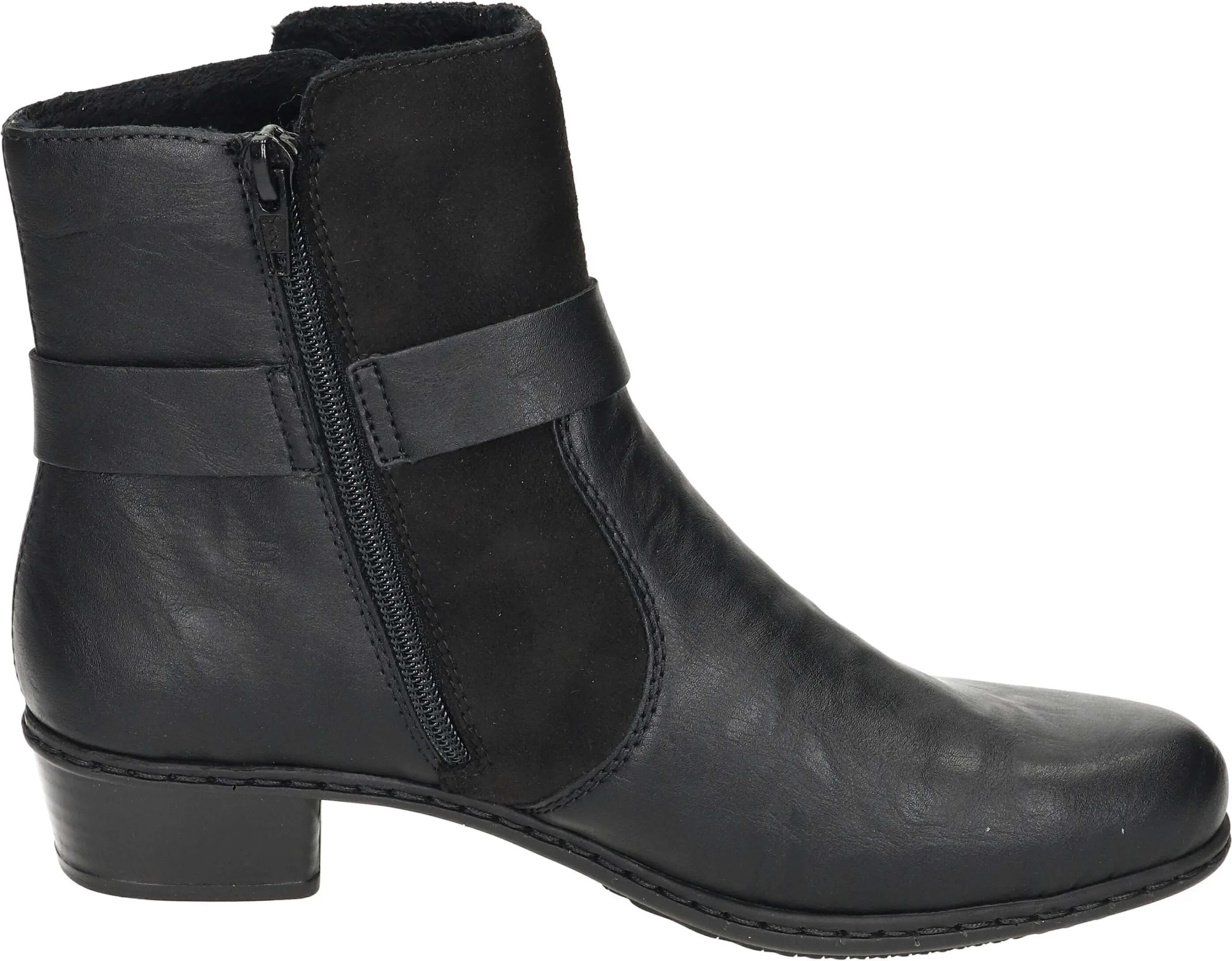 Rieker Freizeit Stiefeletten In Schwarz/schwarz 6 Rieker Freizeit Stiefeletten In Schwarz/schwarz – Bild 4