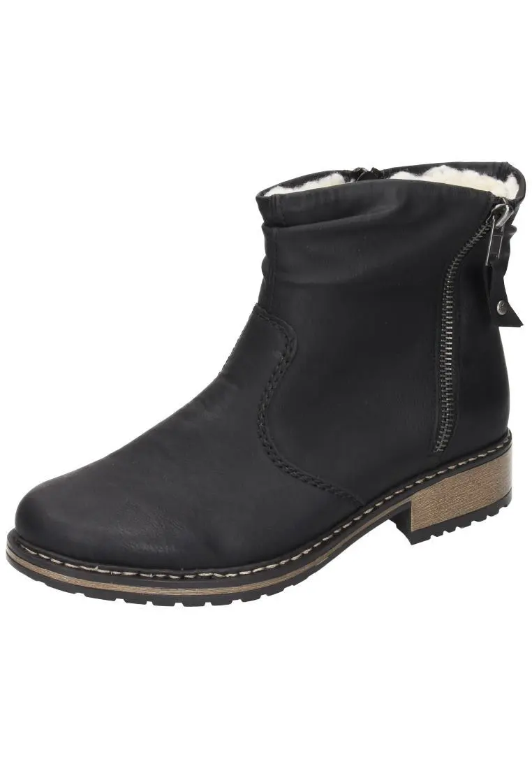 Rieker Freizeit Stiefeletten In Schwarz 3 Rieker Freizeit Stiefeletten In Schwarz