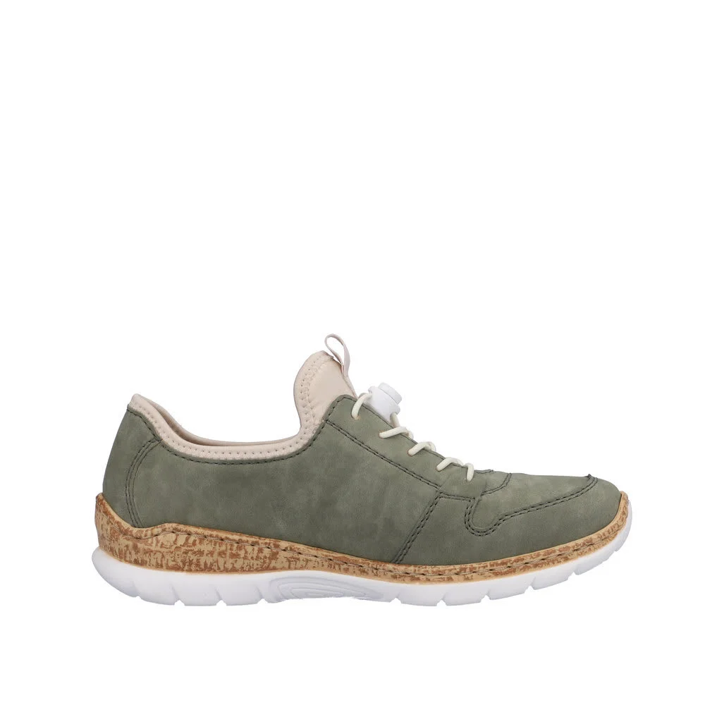 Rieker Halbschuh In Olive 4 Rieker Halbschuh In Olive – Bild 2
