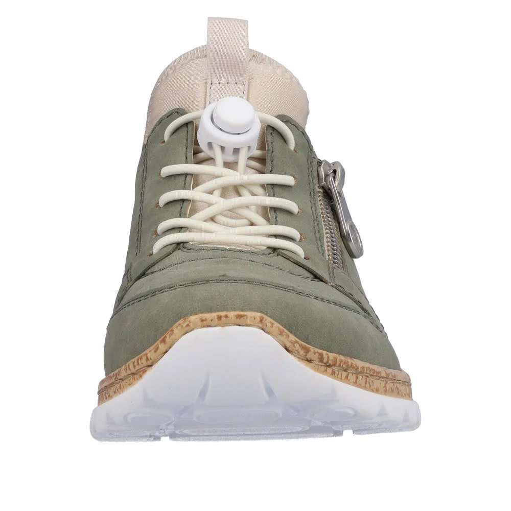 Rieker Halbschuh In Olive 8 Rieker Halbschuh In Olive – Bild 6