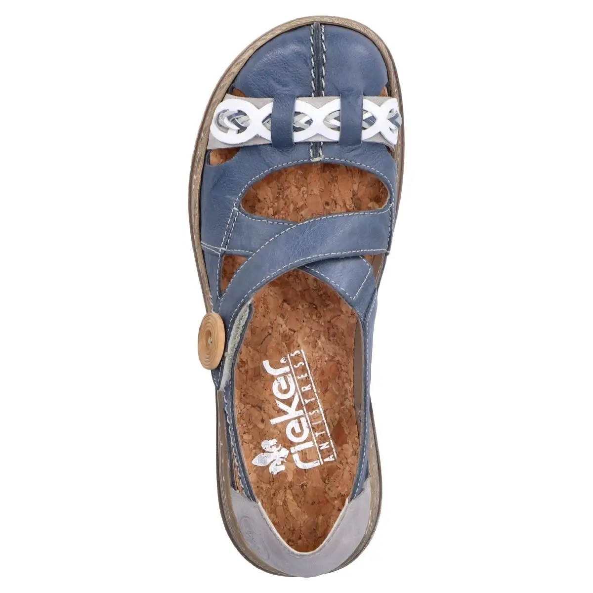 Rieker Halbschuhe 46004 In Blau 4 Rieker Halbschuhe 46004 In Blau – Bild 2