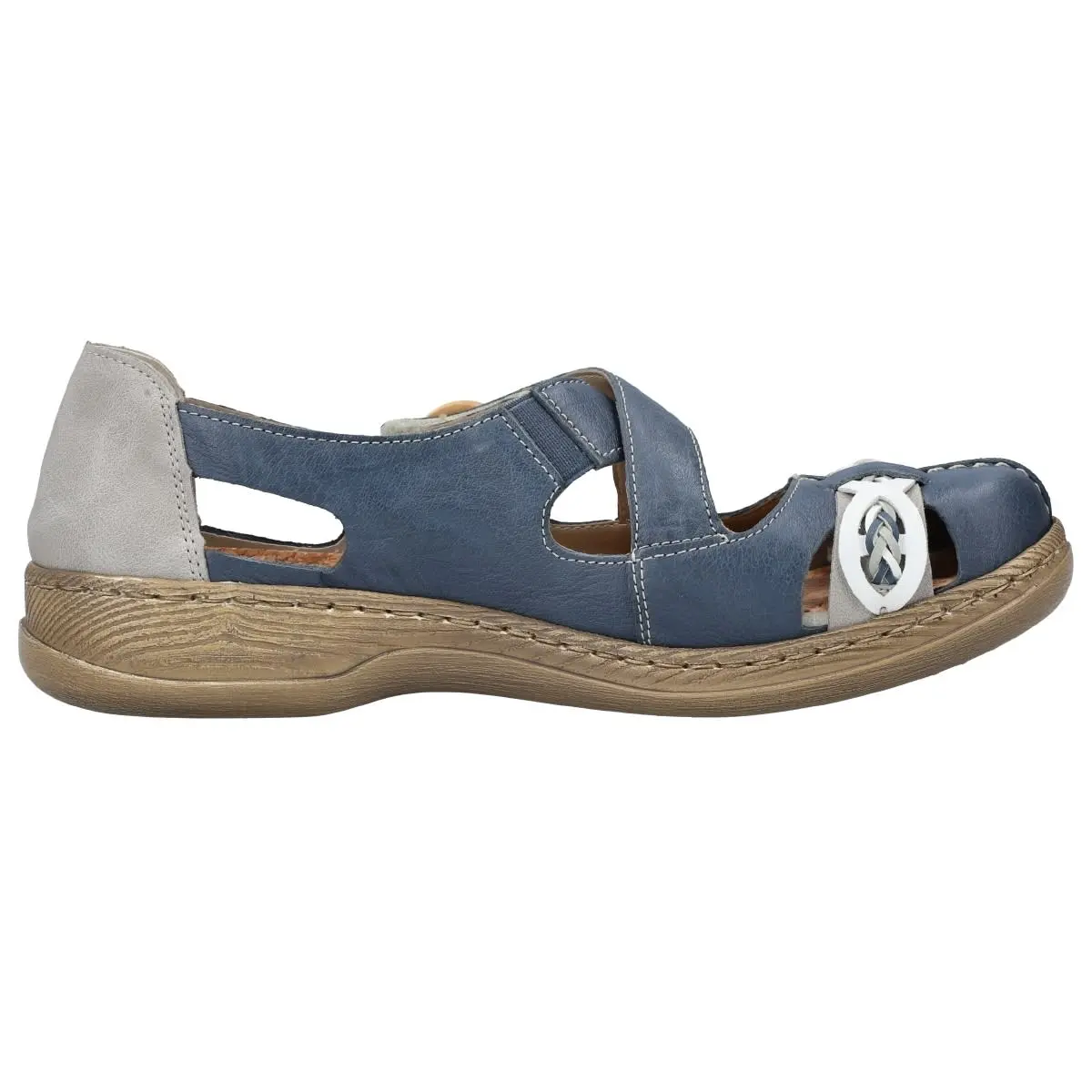 Rieker Halbschuhe 46004 In Blau 5 Rieker Halbschuhe 46004 In Blau – Bild 3