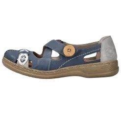 Rieker Halbschuhe 46004 In Blau