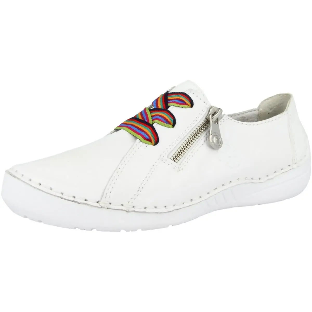 Rieker Halbschuhe 52511 In Weiss 6 Rieker Halbschuhe 52511 In Weiss – Bild 4