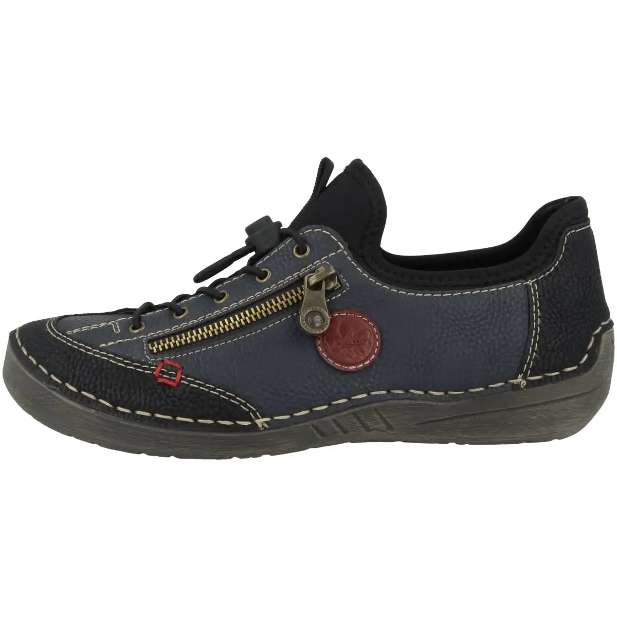 Rieker Halbschuhe 52563 In Blau 3 Rieker Halbschuhe 52563 In Blau