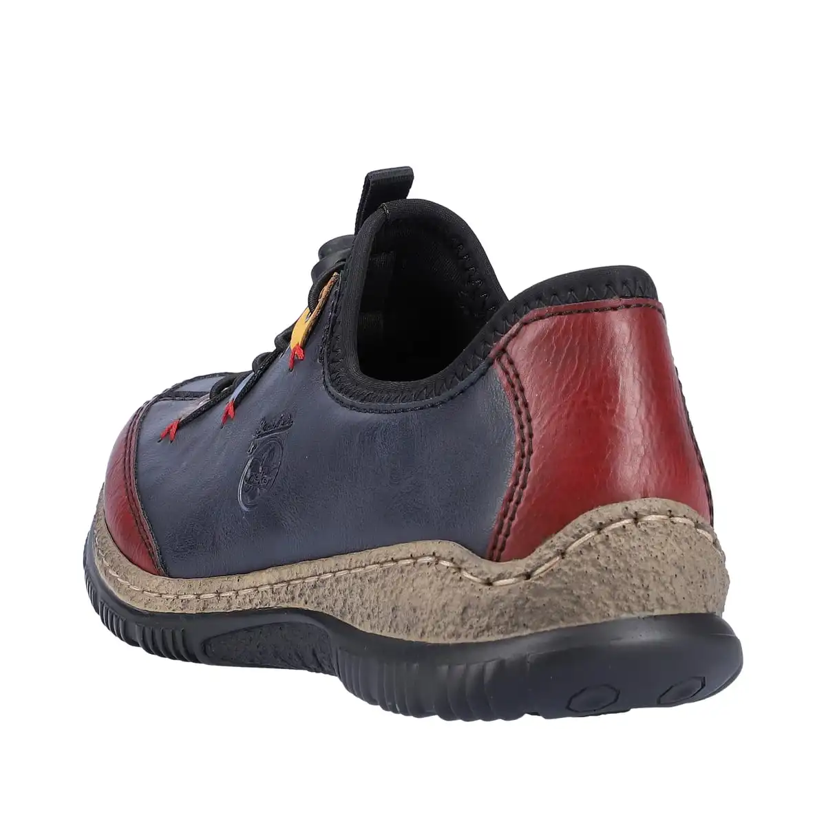 Rieker Halbschuhe Damen Halbschuhe In Wine/navy/brandy/azzuro/senf/s 4 Rieker Halbschuhe Damen Halbschuhe In Wine/navy/brandy/azzuro/senf/s – Bild 2