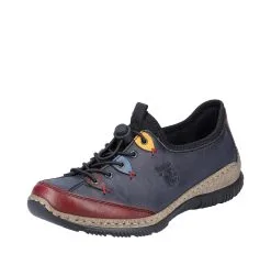 Rieker Halbschuhe Damen Halbschuhe In Wine/navy/brandy/azzuro/senf/s