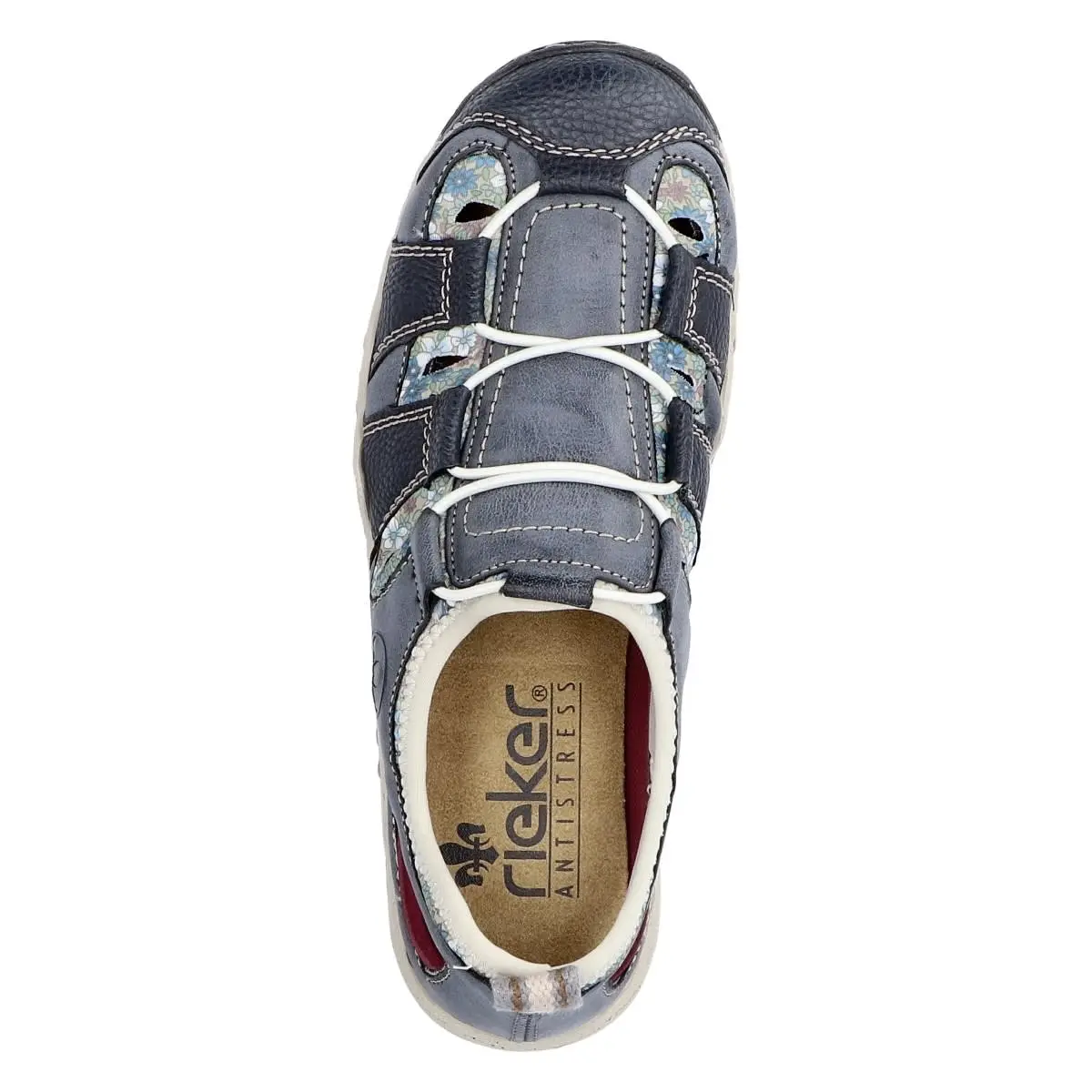 Rieker Halbschuhe L0561 In Blau 4 Rieker Halbschuhe L0561 In Blau – Bild 2