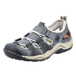 Rieker Halbschuhe L0561 In Blau 10 Rieker Halbschuhe L0561 In Blau -Rieker rieker halbschuhe l0561 in blau 3