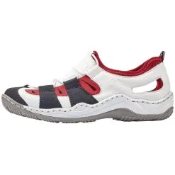 Rieker Halbschuhe L0561 In Weiss