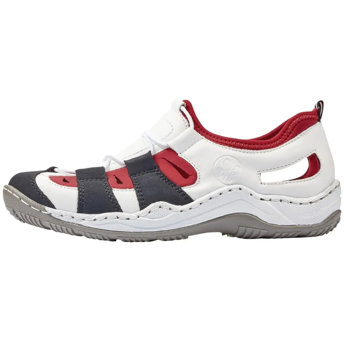 Rieker Halbschuhe L0561 In Weiss 3 Rieker Halbschuhe L0561 In Weiss