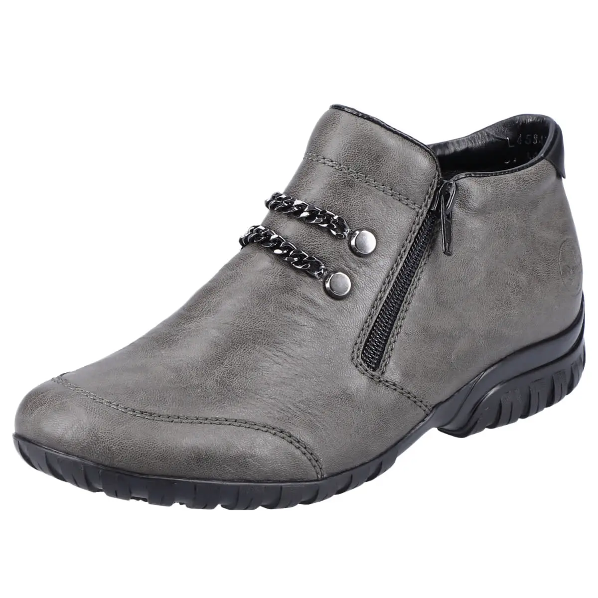 Rieker Halbschuhe L4658 In Grau 6 Rieker Halbschuhe L4658 In Grau – Bild 4