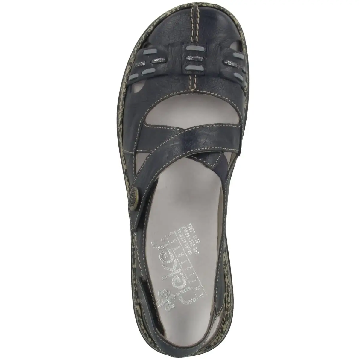 Rieker Halbschuhe Massa-Preston-Perforabuk In Blau 4 Rieker Halbschuhe Massa-Preston-Perforabuk In Blau – Bild 2